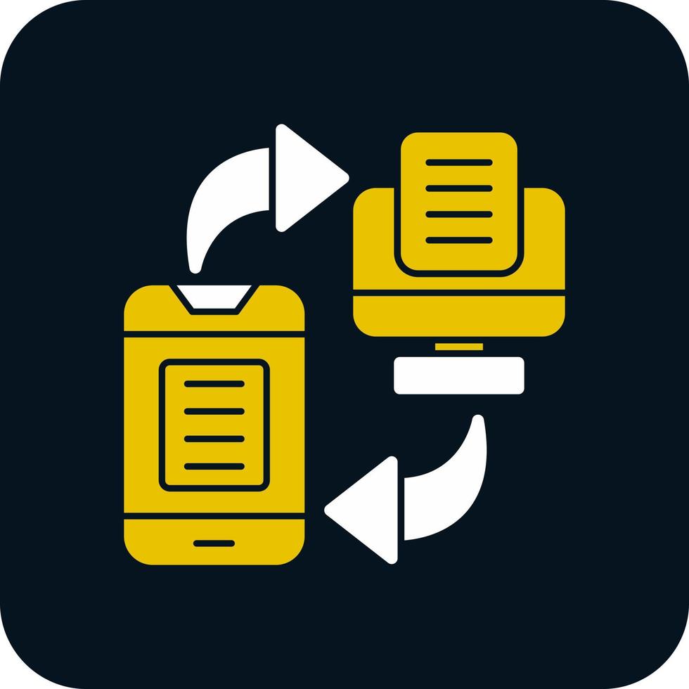 Data Transfer Vector Icon Design