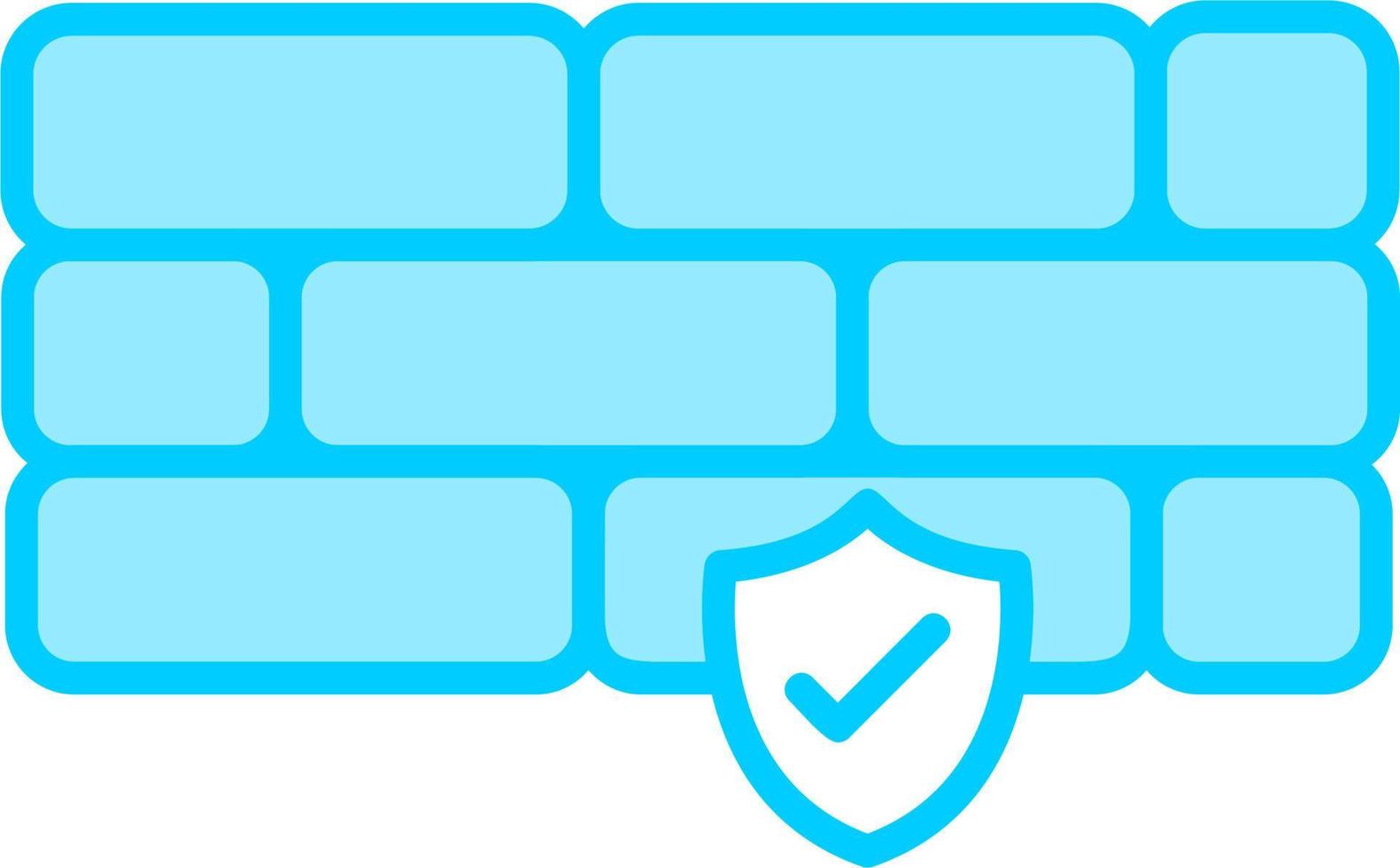 icono de vector de firewall