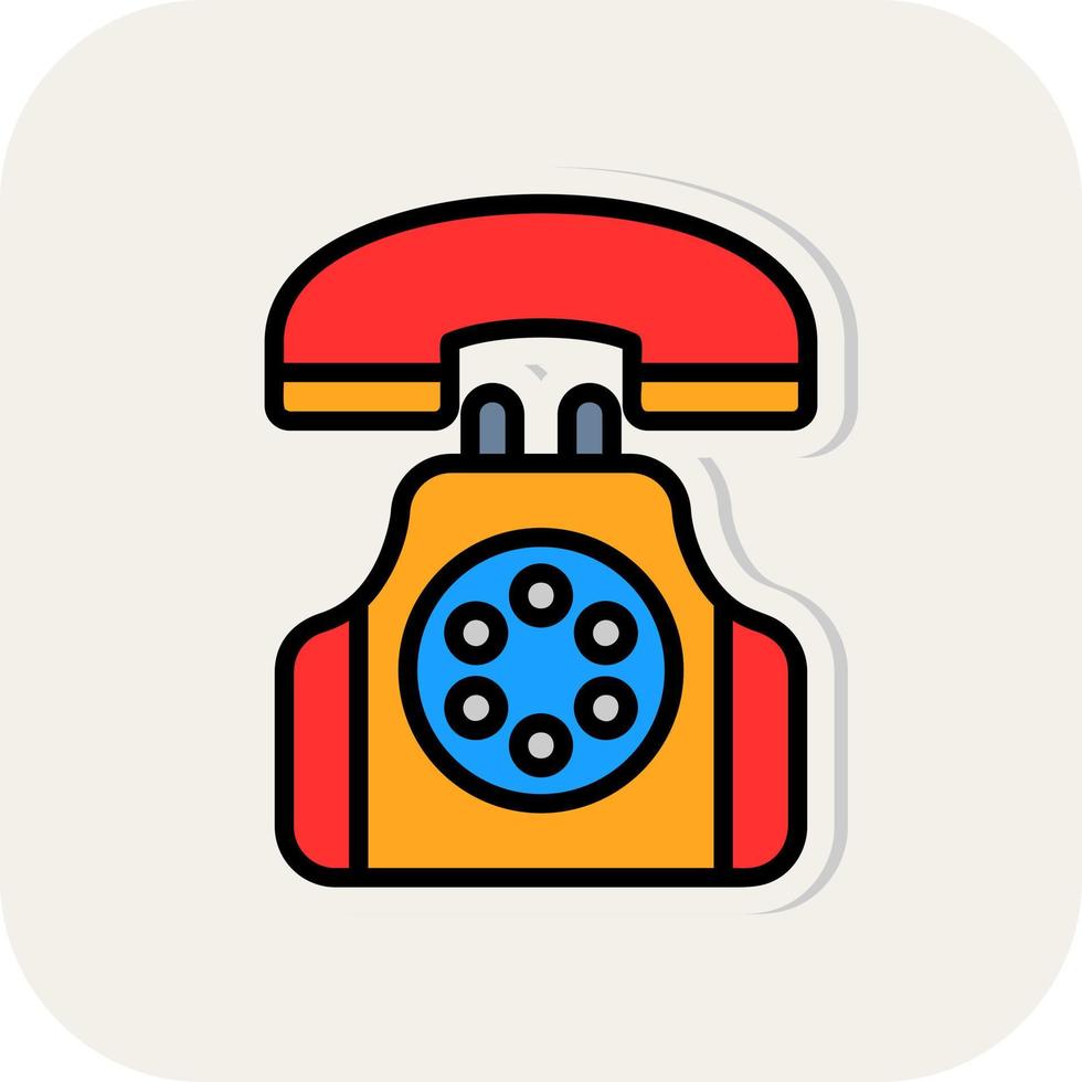 Telephone Vector Icon Design