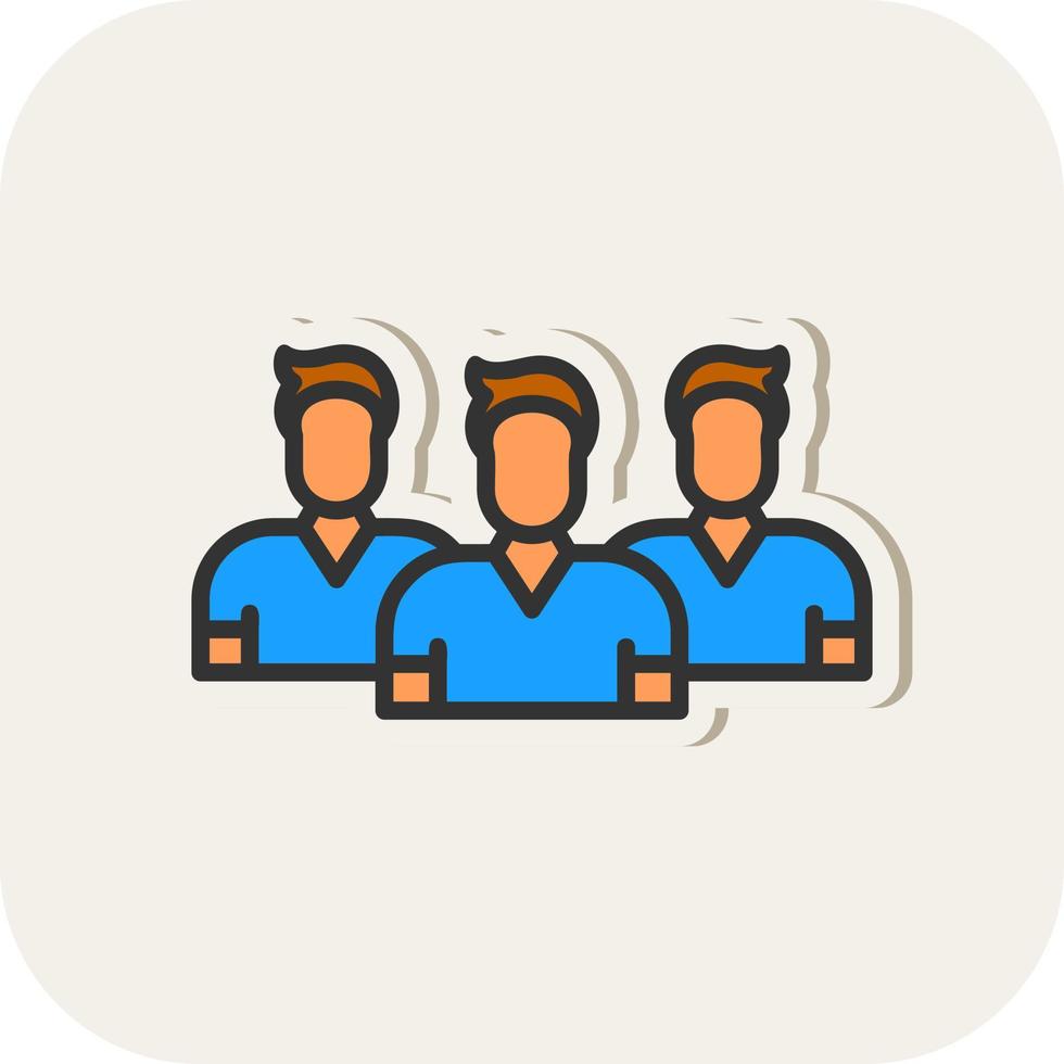 Staff Vector Icon Design