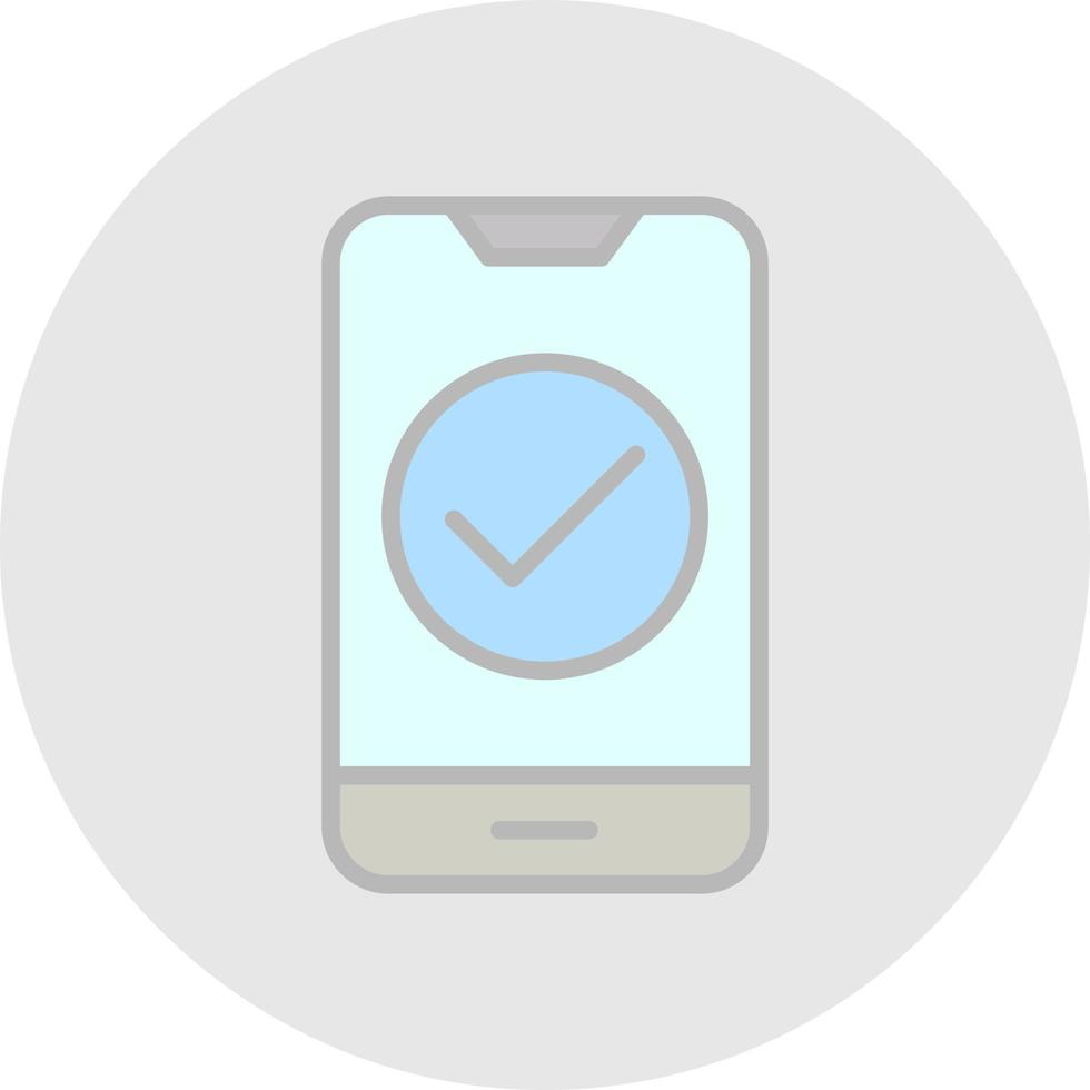 Checked Vector Icon Design