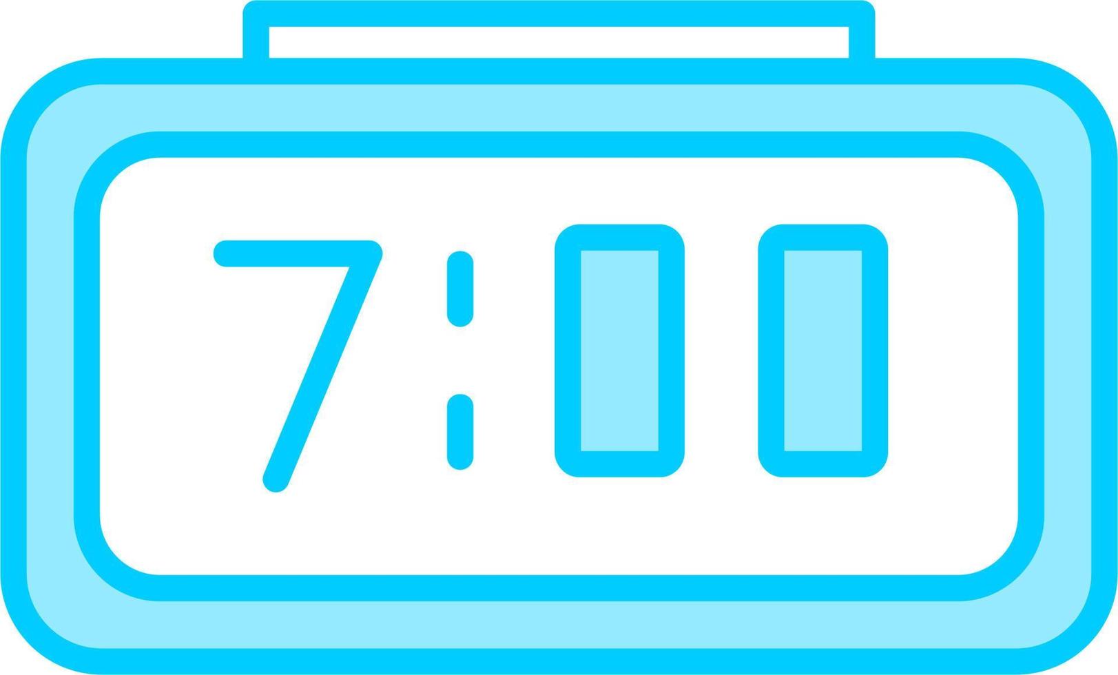 Digital Clock Vector Icon