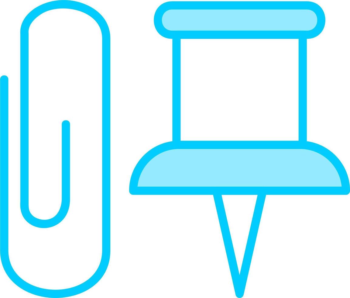 Paper Clip Vector Icon