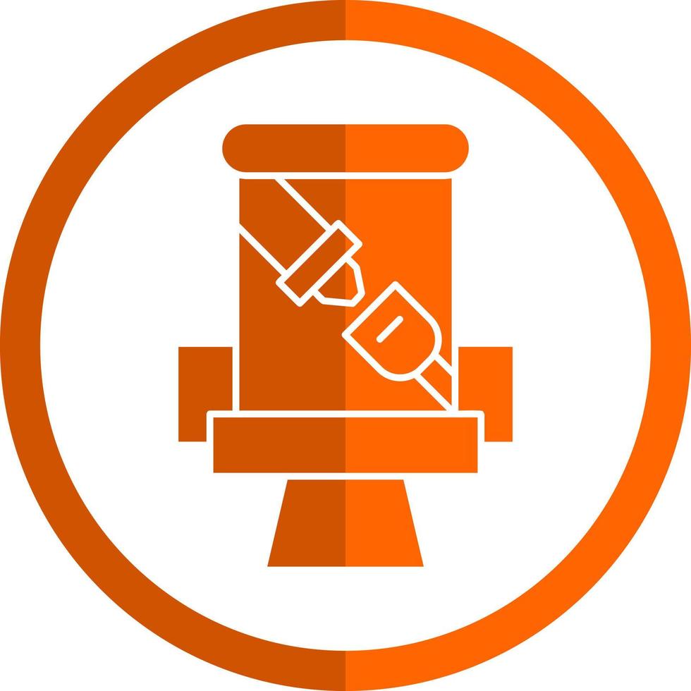 Seat Belt Vector Icon Design