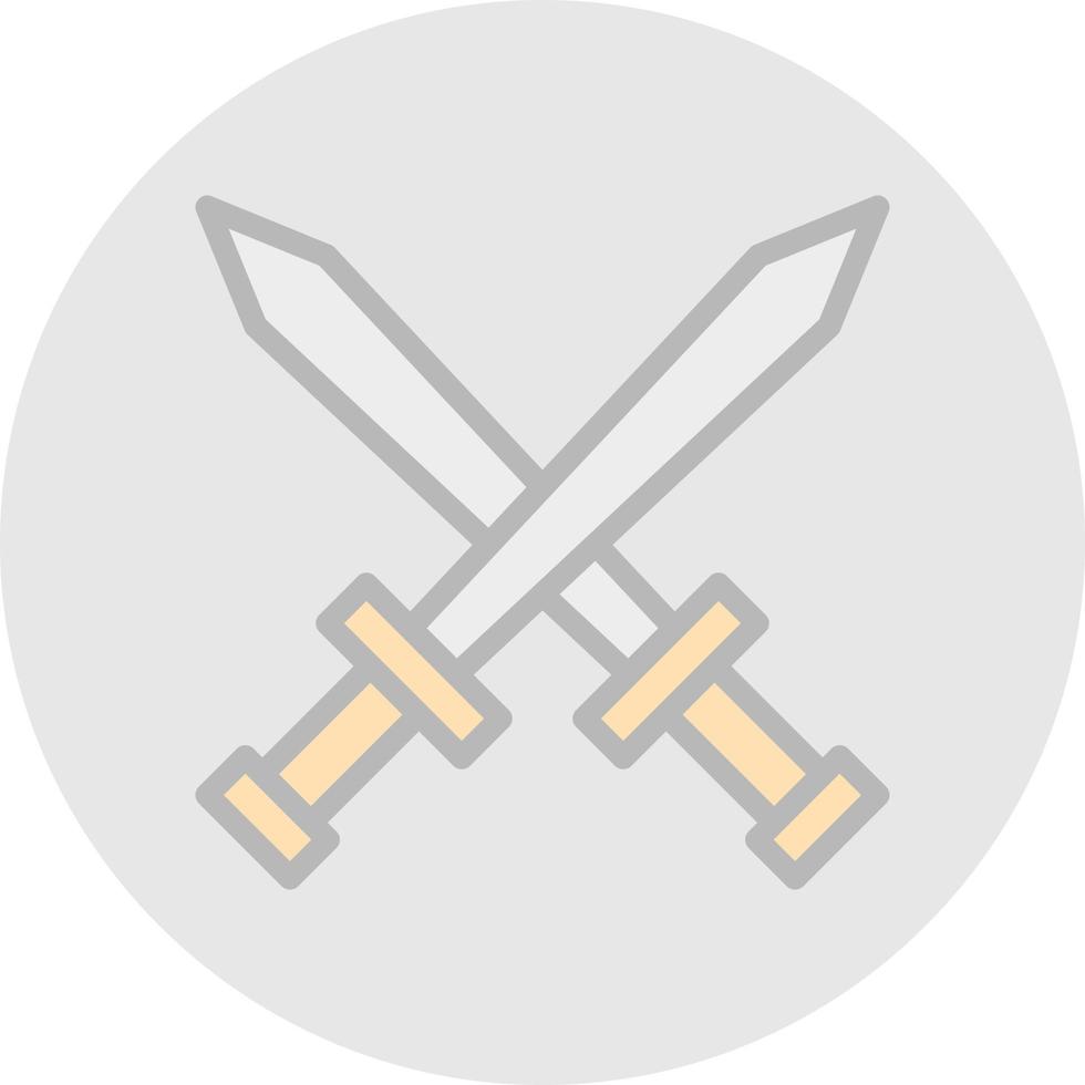Swords Vector Icon Design