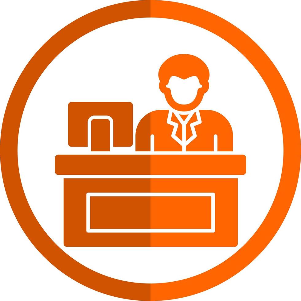 Cashier Vector Icon Design