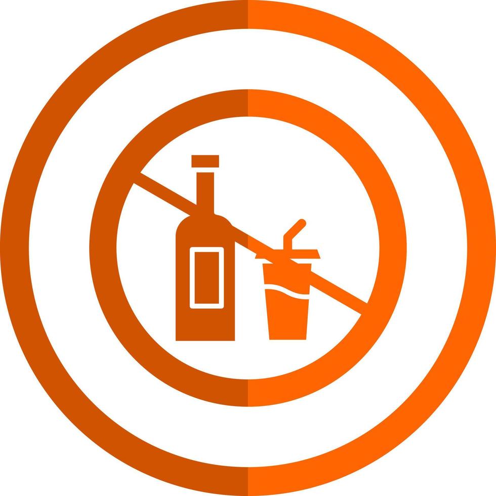 No Drink Vector Icon Design