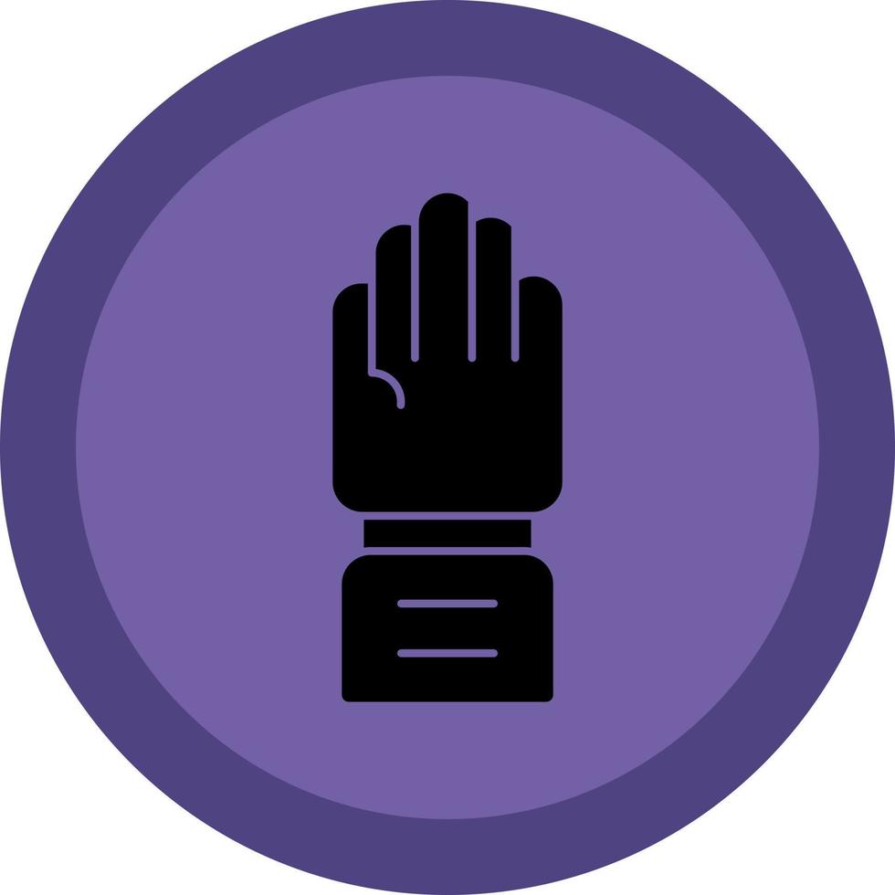 Raise Hand Vector Icon Design