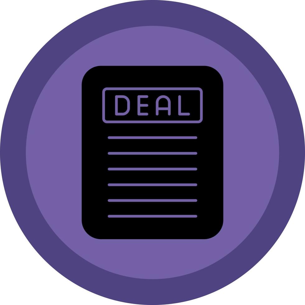 Deal Vector Icon Design