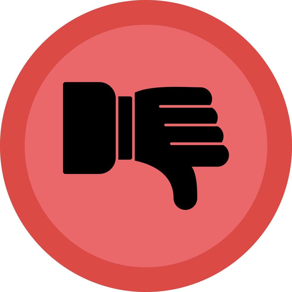 Dislike Vector Icon Design
