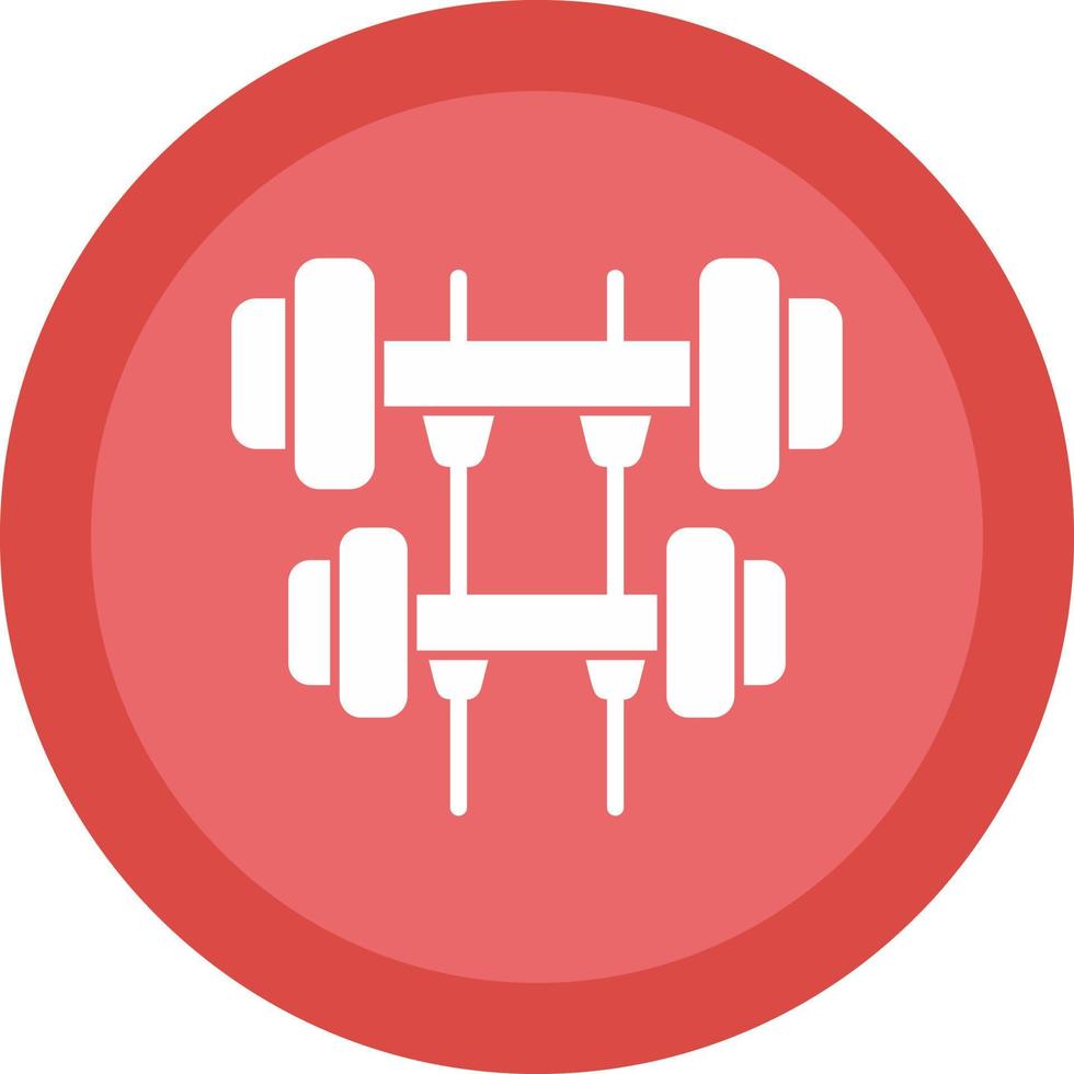 diseño de icono de vector de gimnasio