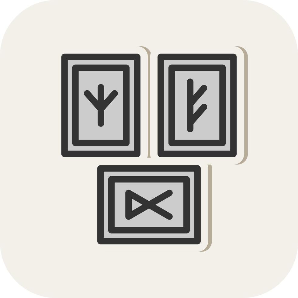 Runes Vector Icon Design