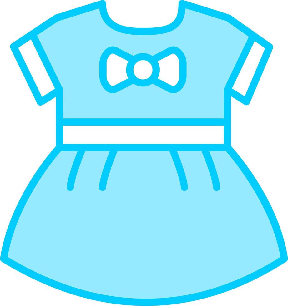 Baby Girls Dress Vector Icon