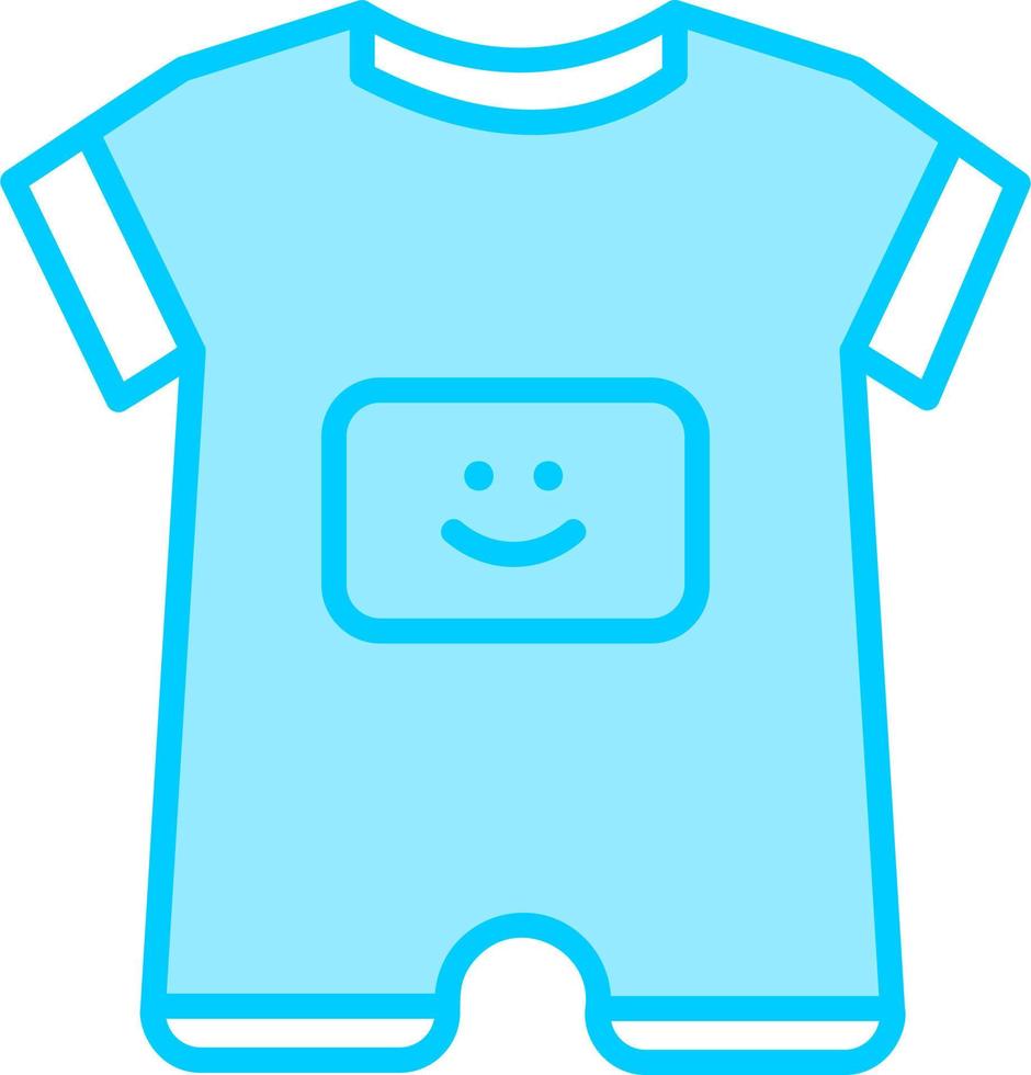 Baby Boy Outfit Vector Icon