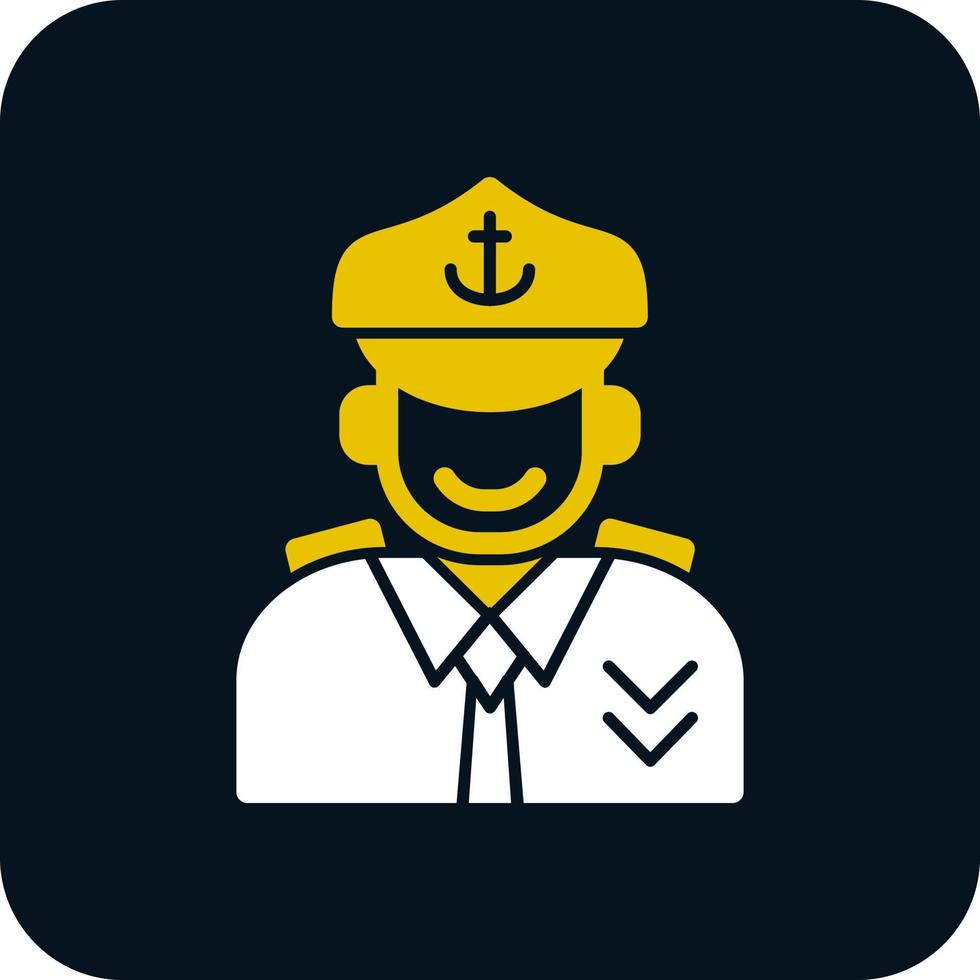 Captain Vector Icon Design