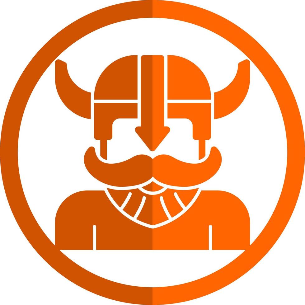 diseño de icono de vector vikingo