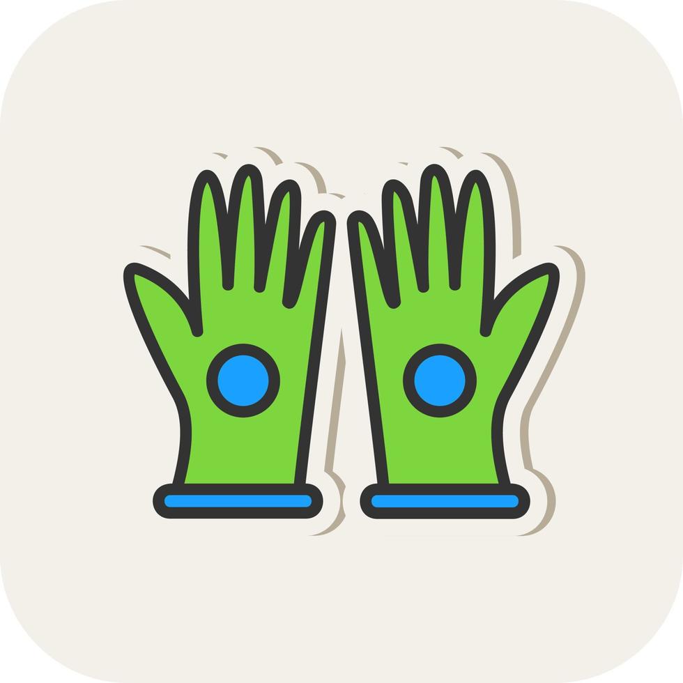 Gloves Vector Icon Design