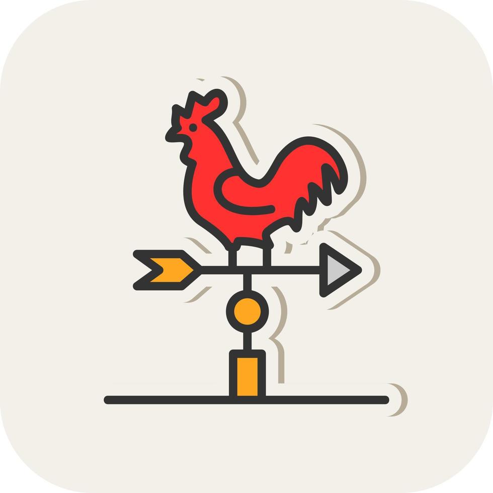 Weather Vane Vector Icon Design