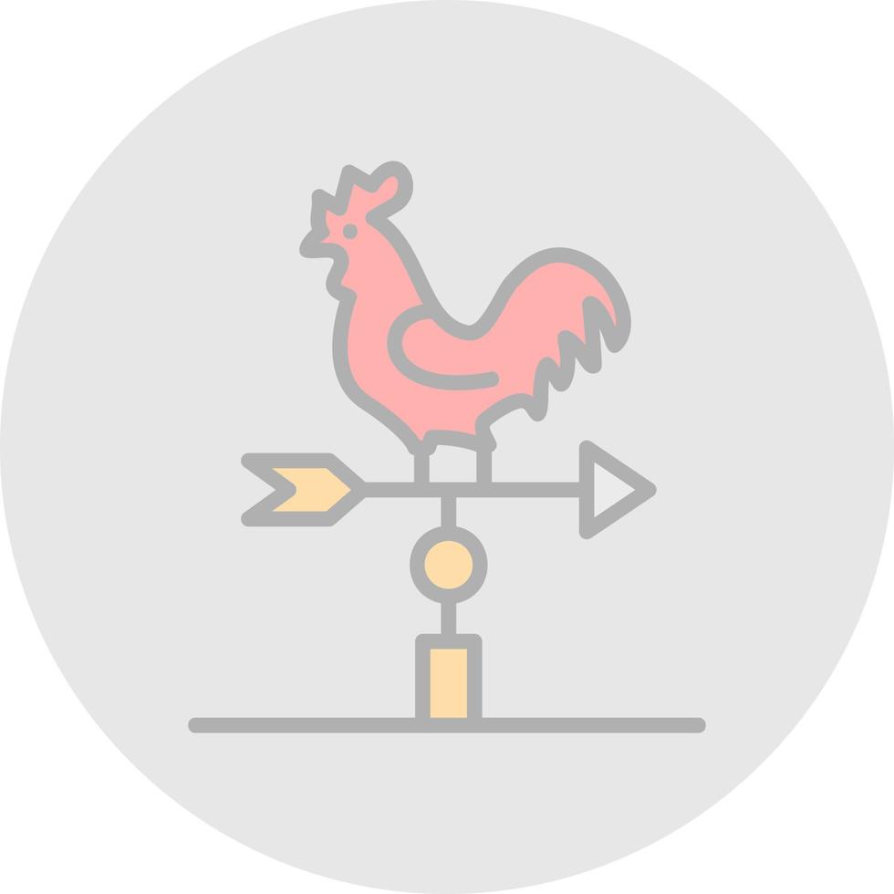 Weather Vane Vector Icon Design
