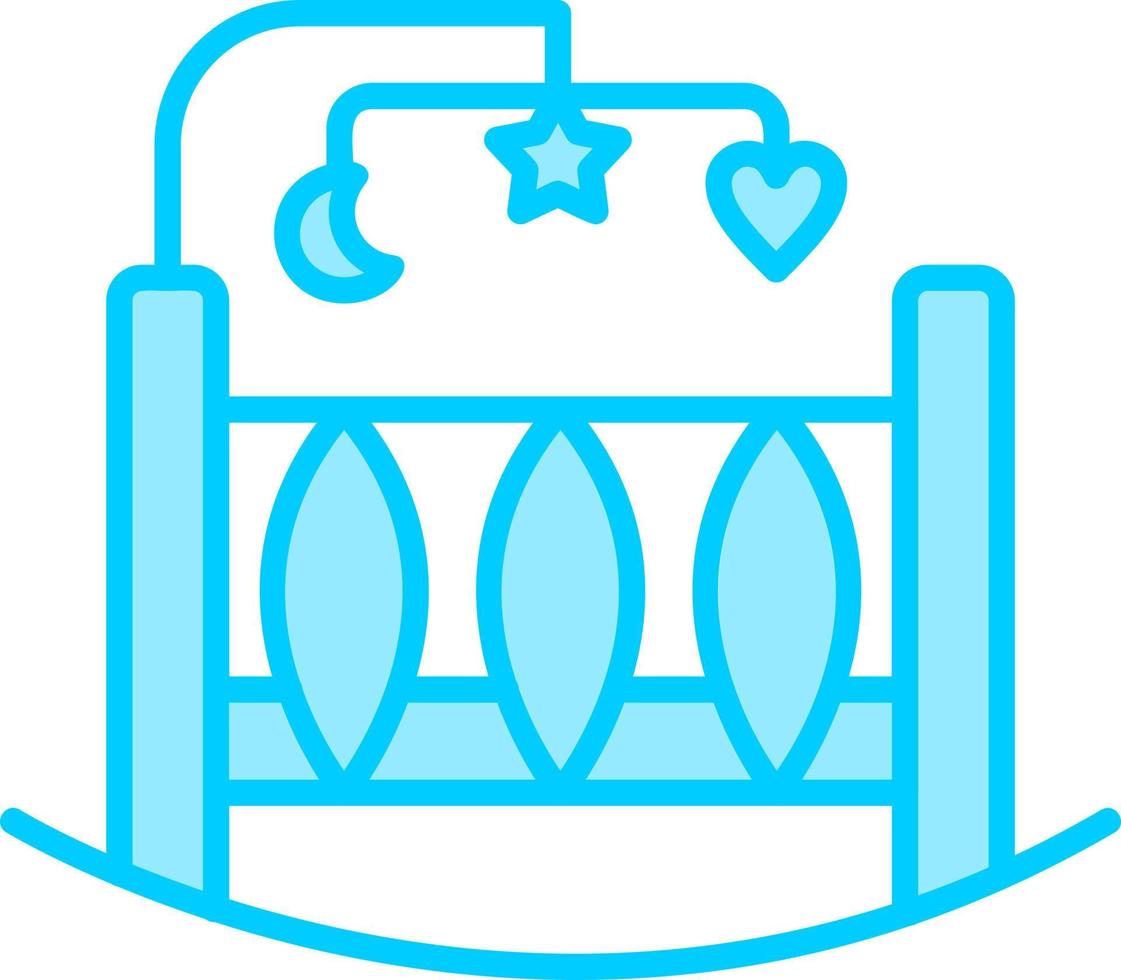 Crib Vector Icon