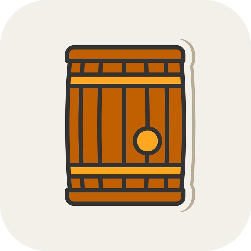 Barrel Vector Icon Design