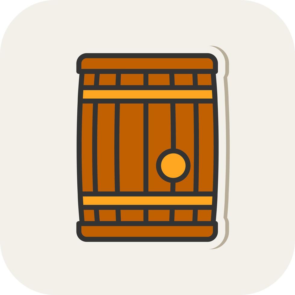 diseño de icono de vector de barril