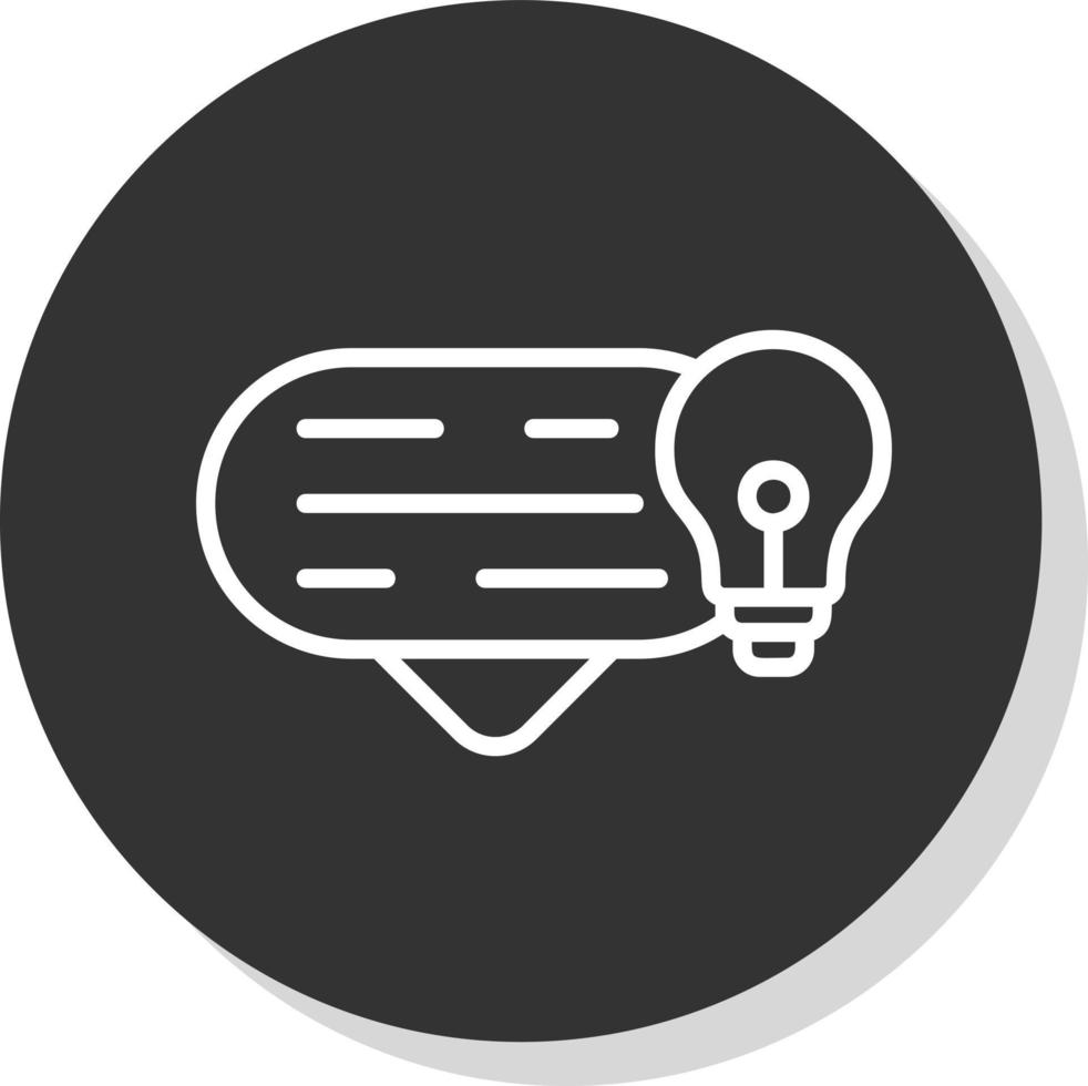 diseño de icono de vector de opinión