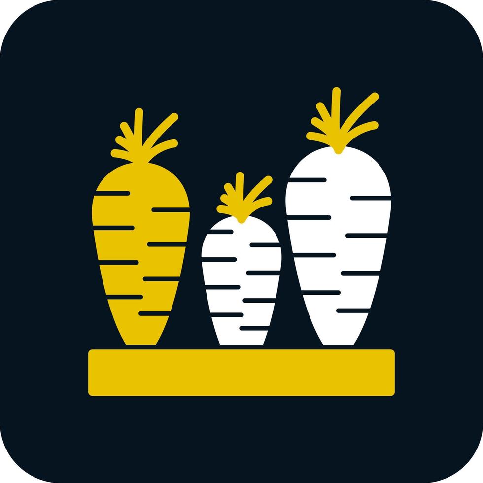 Carrots Vector Icon Design