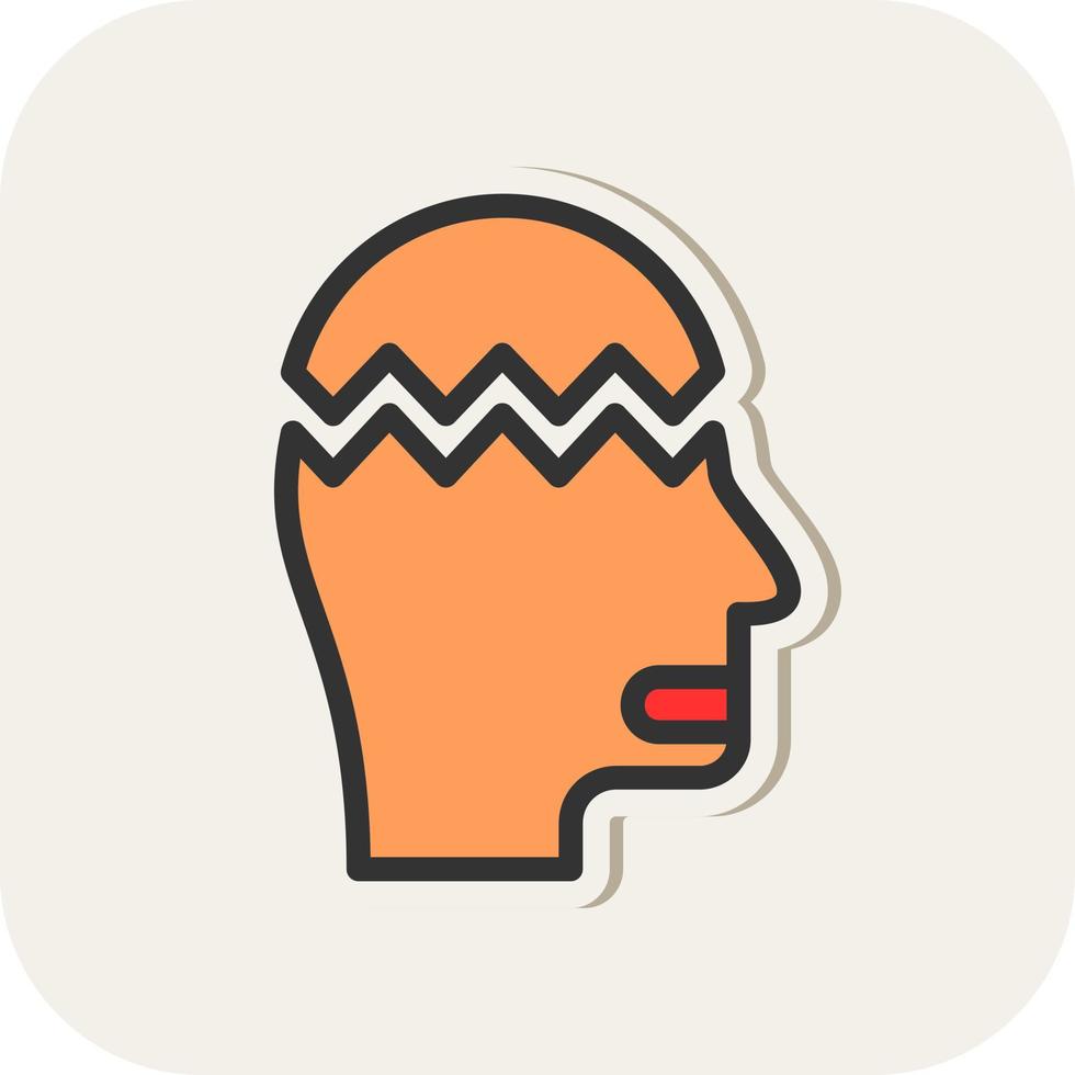 Mental Breakdown Vector Icon Design