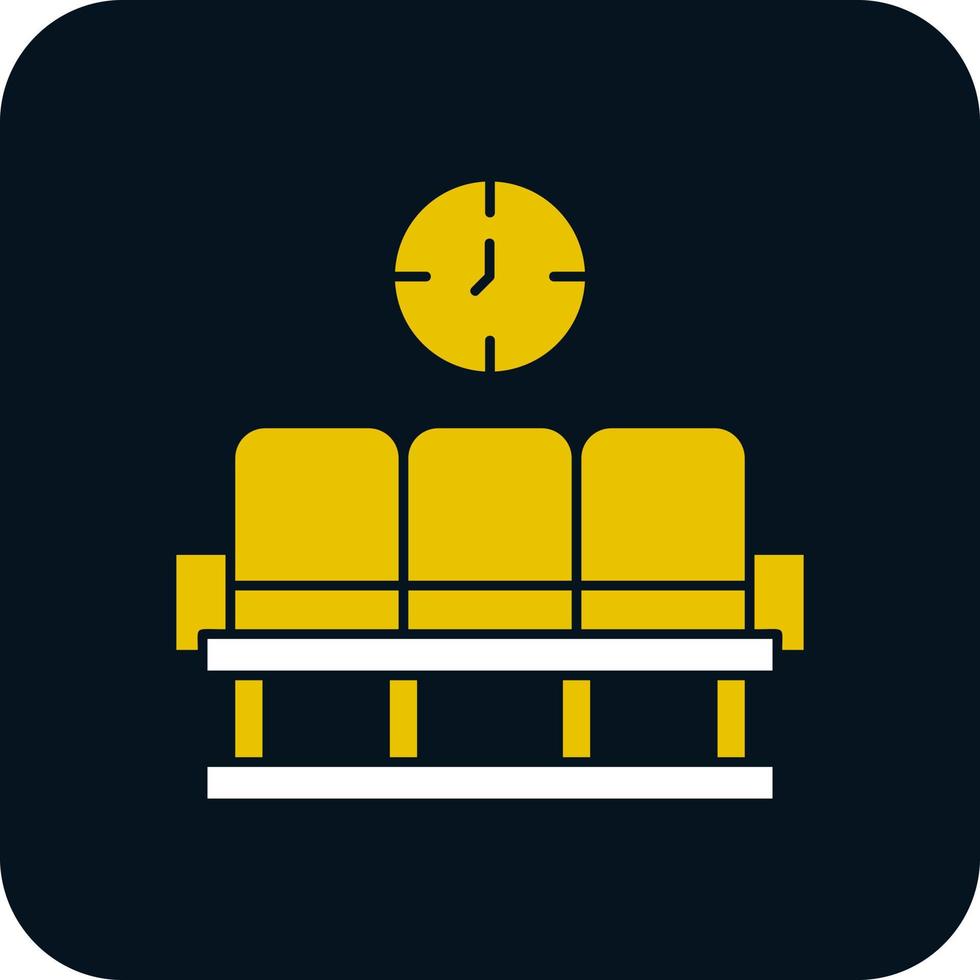 Waiting Area Vector Icon Design