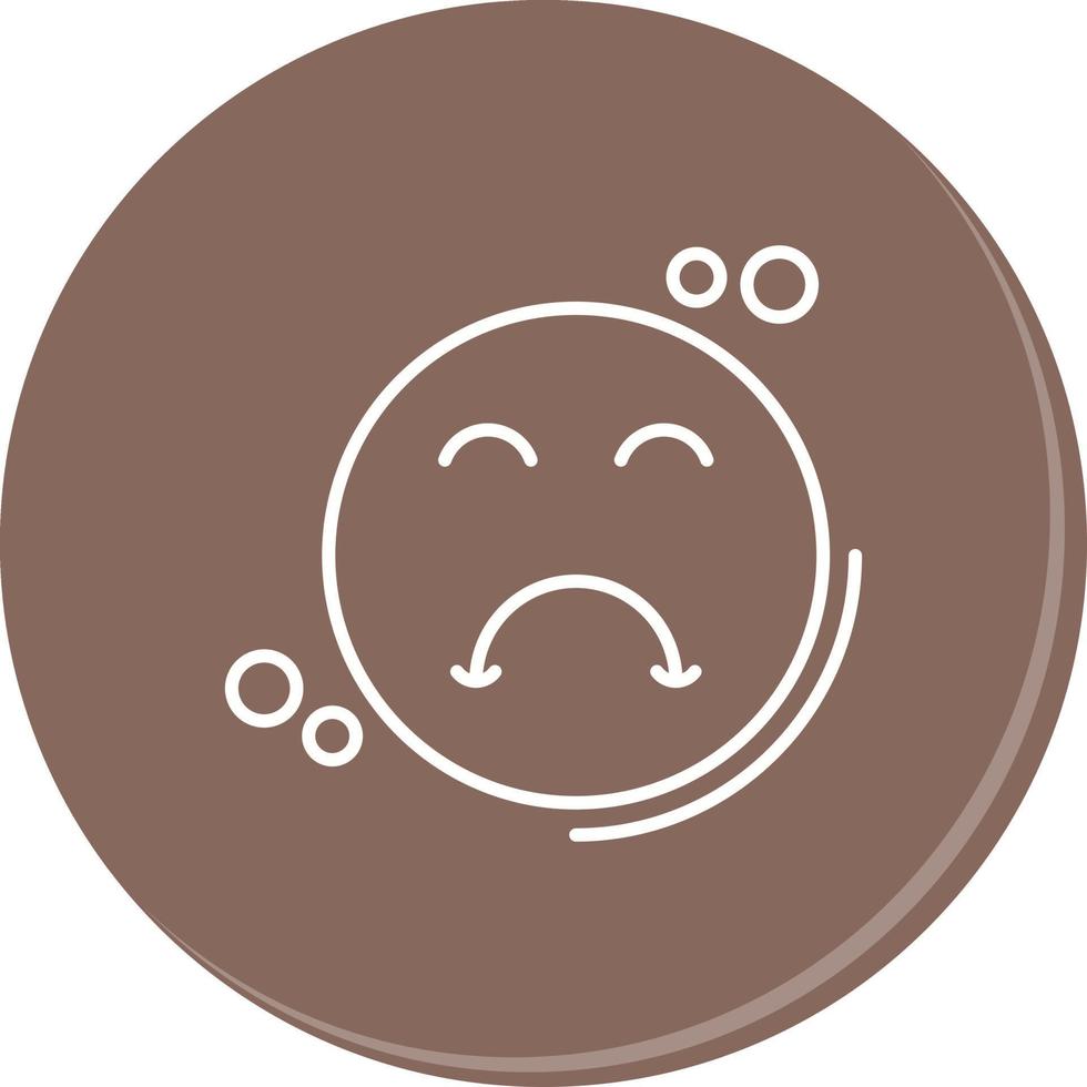 Upset Vector Icon