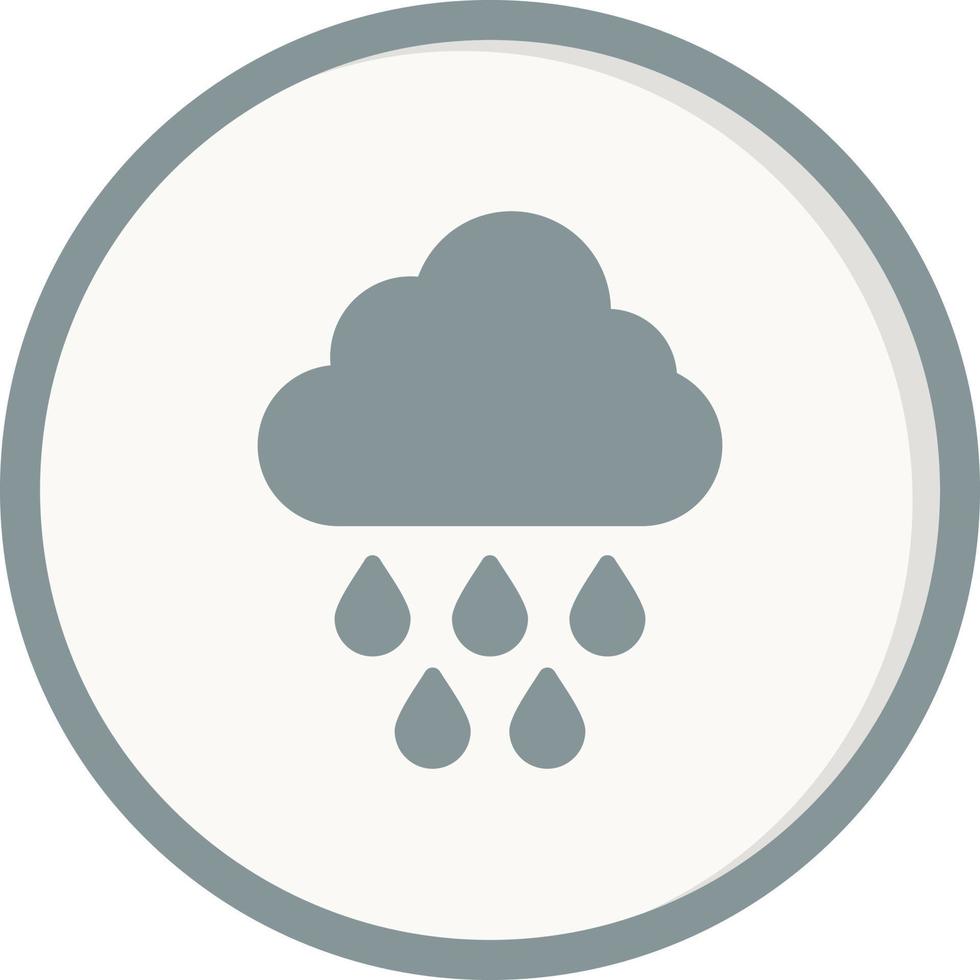 icono de vector de lluvia