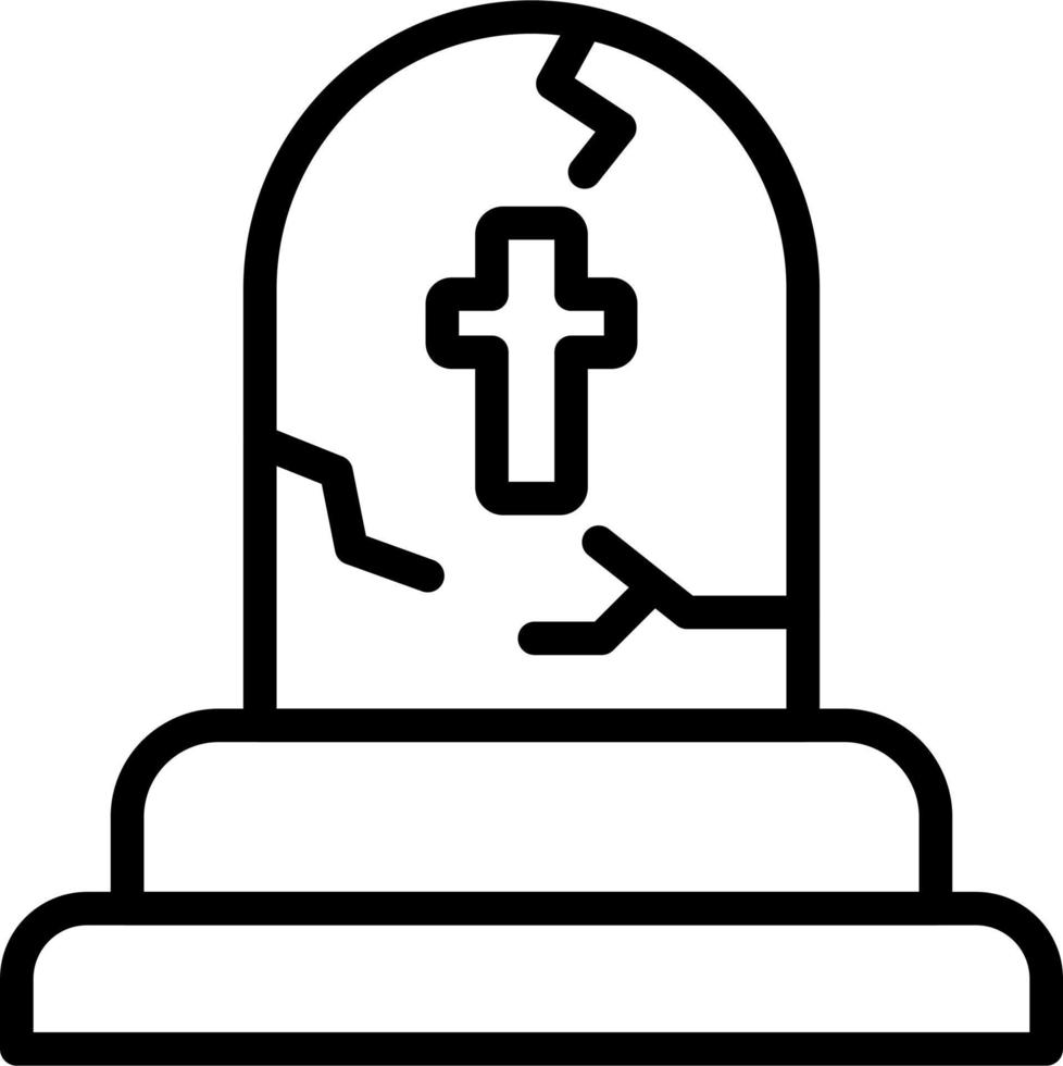 Tombstone Vector Icon