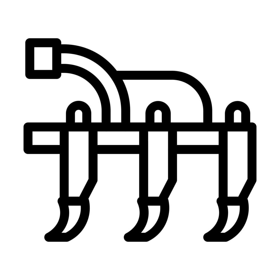 Plow Icon Design vector