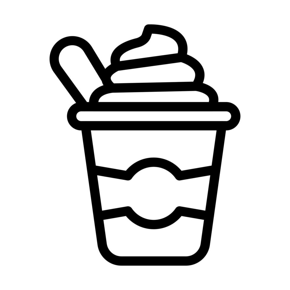 yogur icono diseño vector