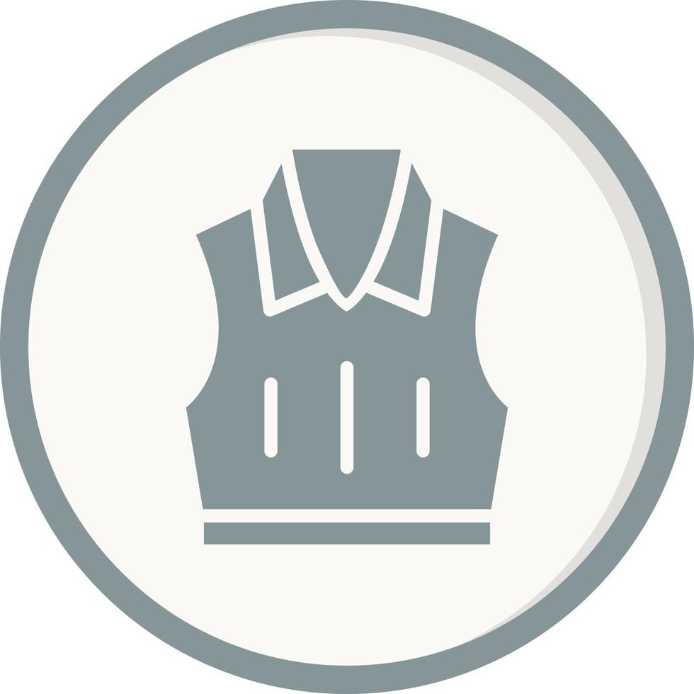 Sleeveless Jacket Vector Icon