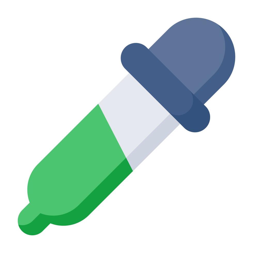 A unique design icon of dropper vector