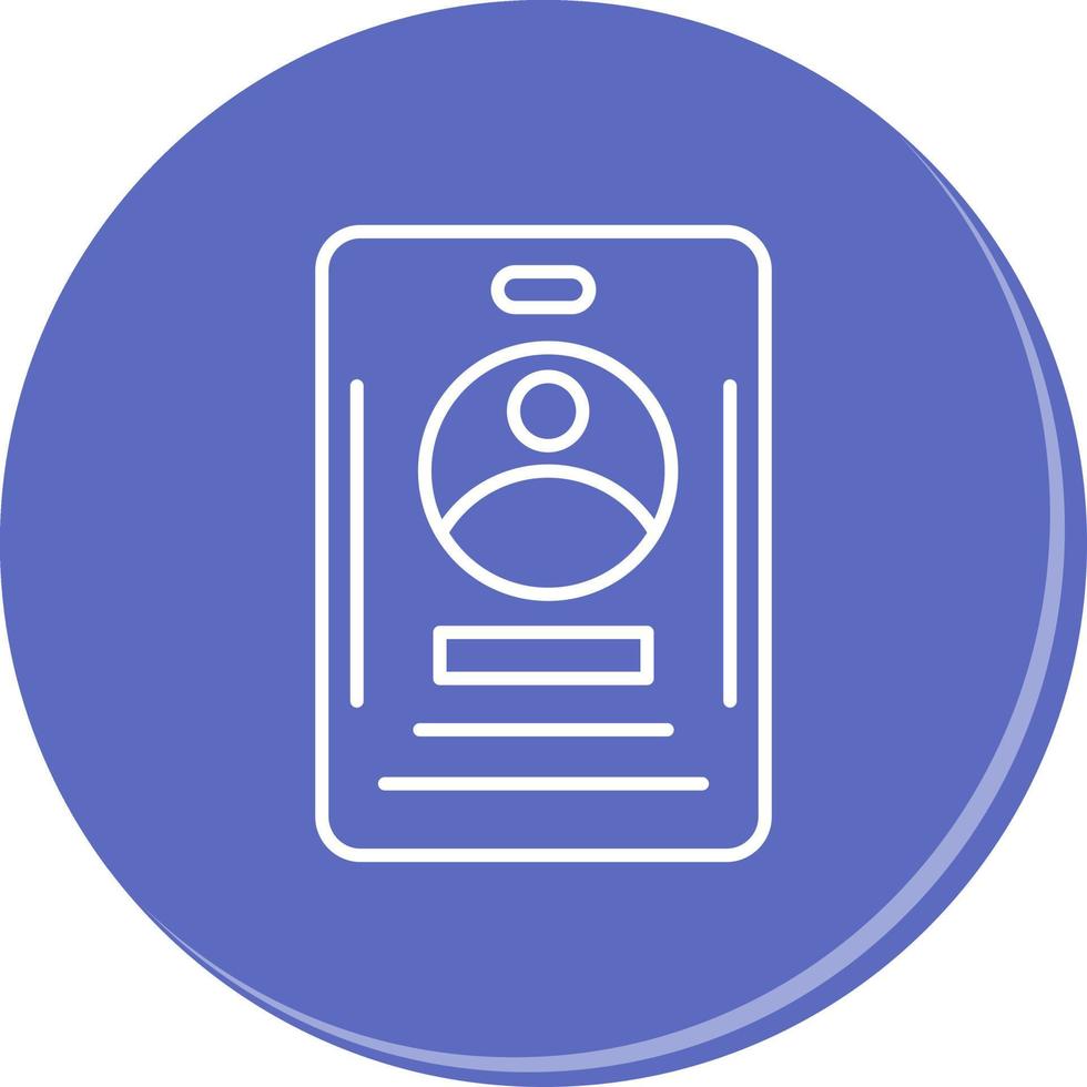 Office Card Vector Icon