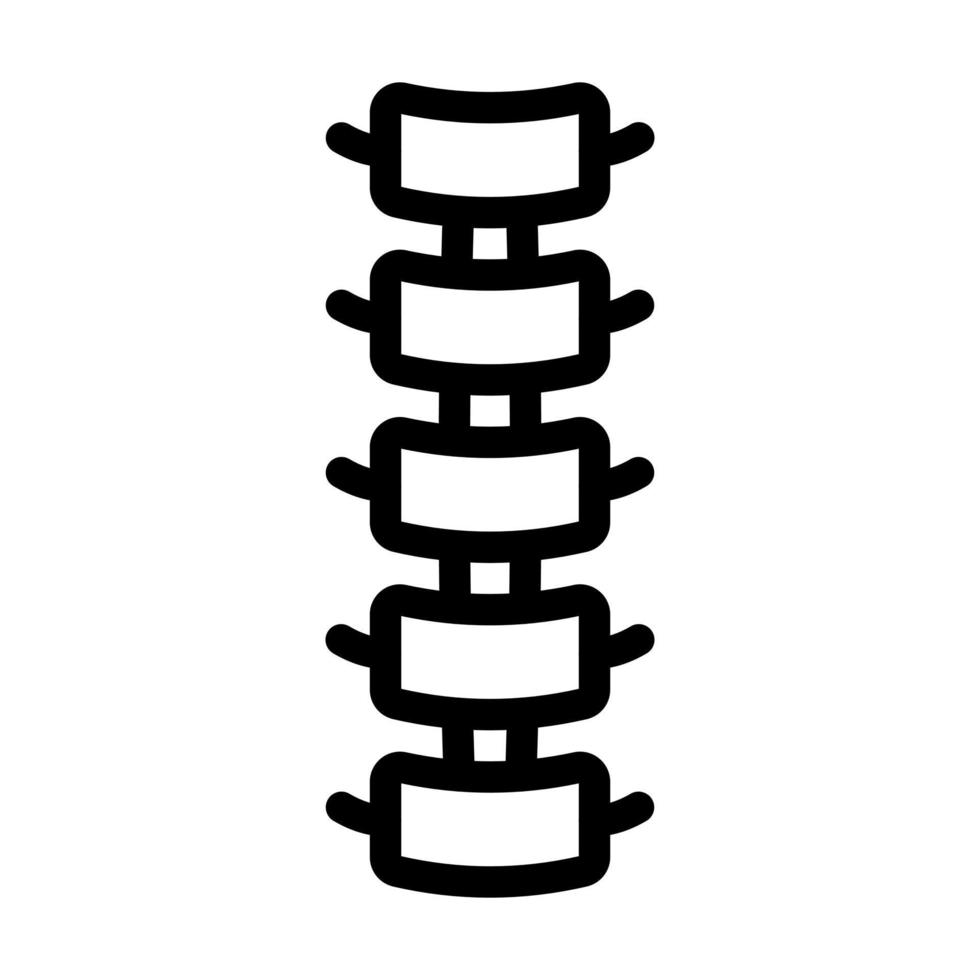 Spine Icon Design vector