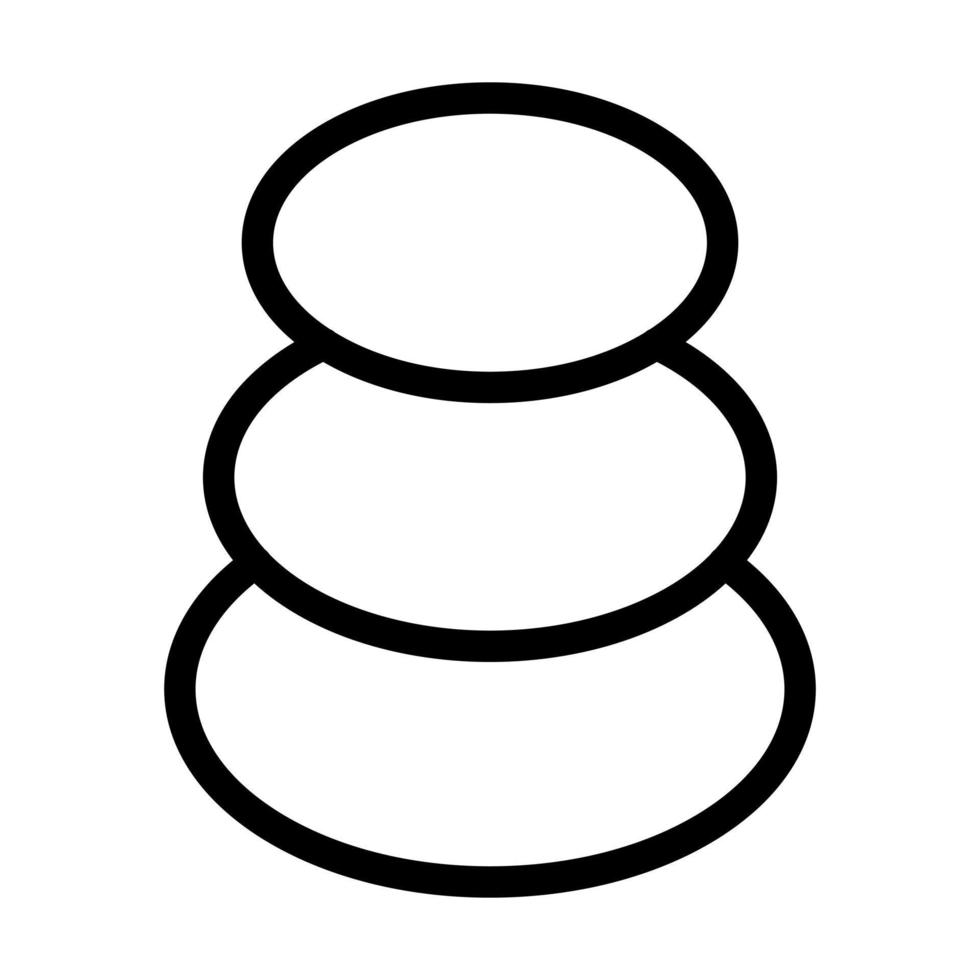 Hot Stones Icon Design vector