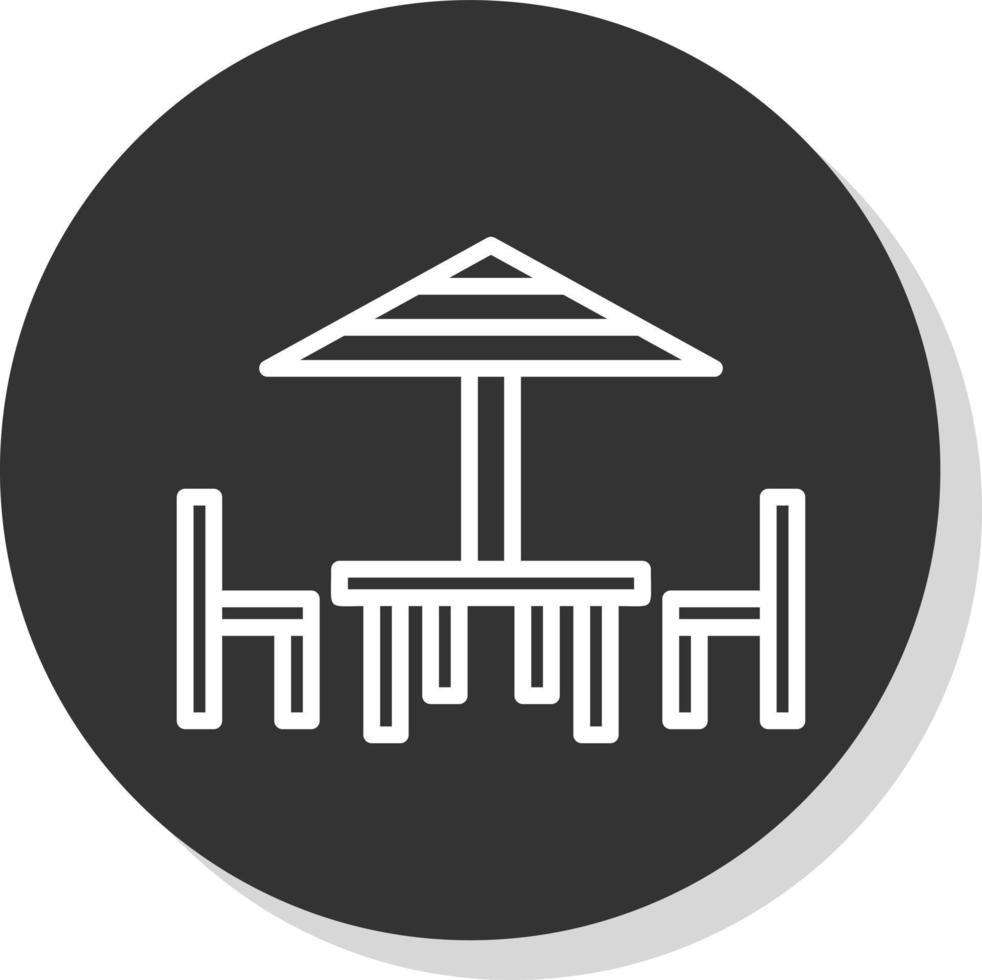Sitting Area Vector Icon Design