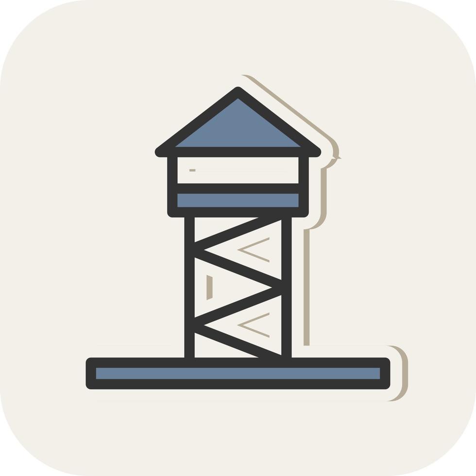 diseño de icono de vector de torre