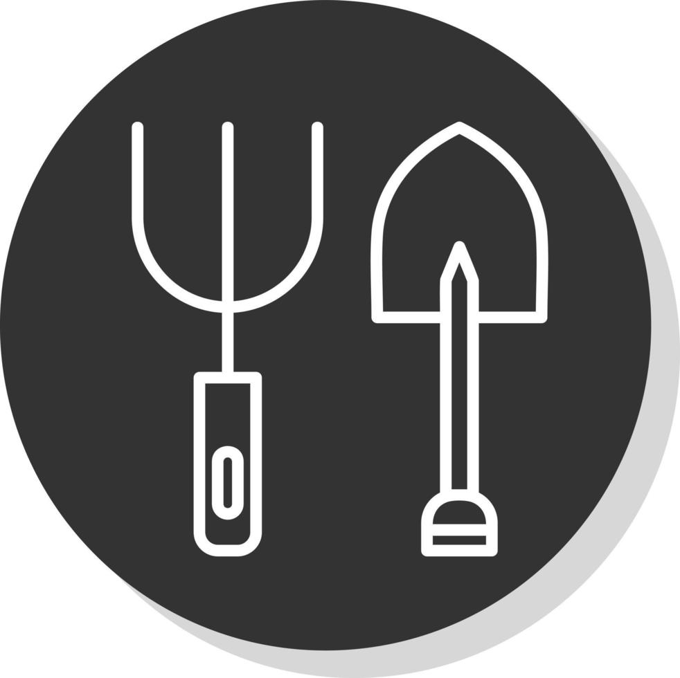 Pitchfork Vector Icon Design