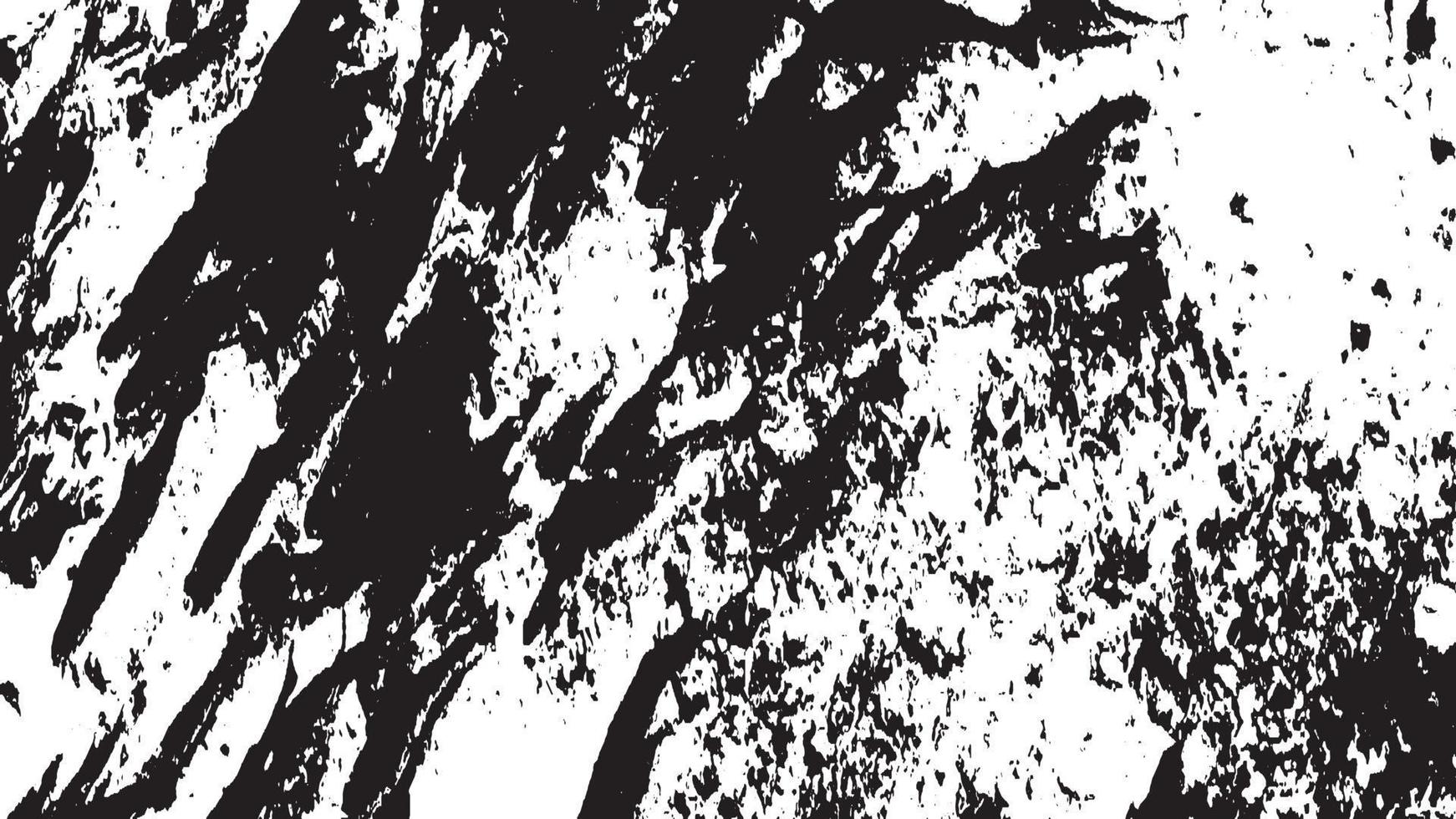 textura de superposición envejecida, fondo de grunge abstracto en blanco y negro, suciedad vectorial envejecida, textura de astillas, grietas, rasguños, desgastes, polvo, suciedad. vector