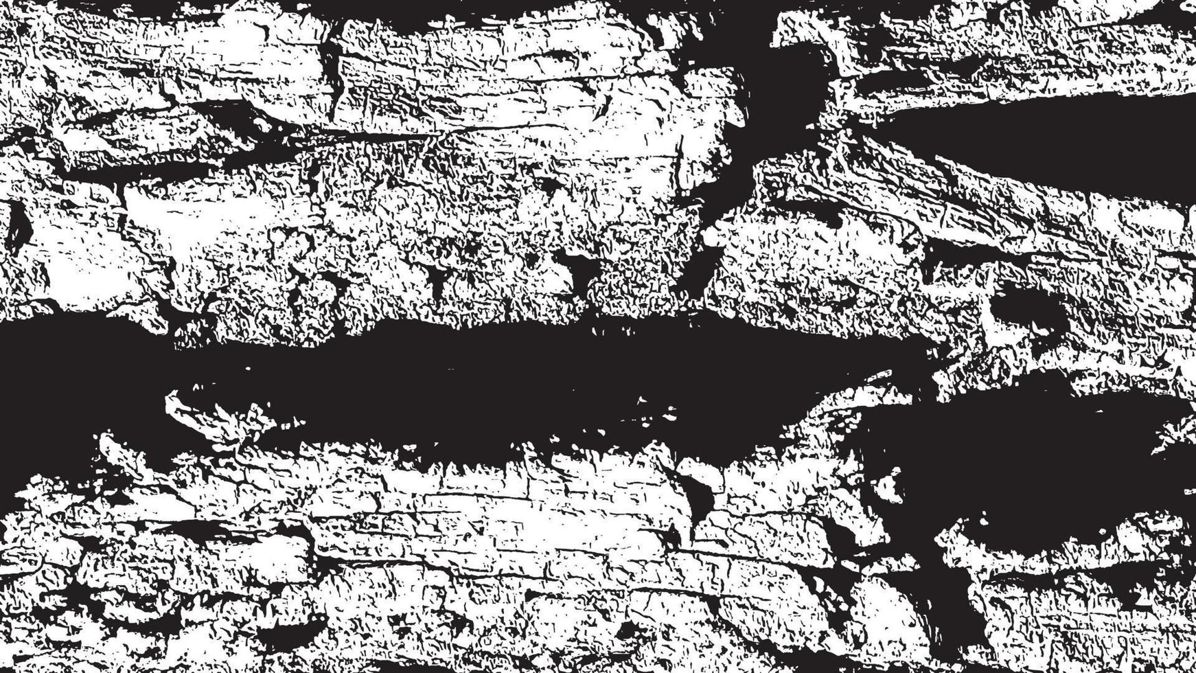 textura de superposición envejecida, fondo de grunge abstracto en blanco y negro, suciedad vectorial envejecida, textura de astillas, grietas, rasguños, desgastes, polvo, suciedad. vector
