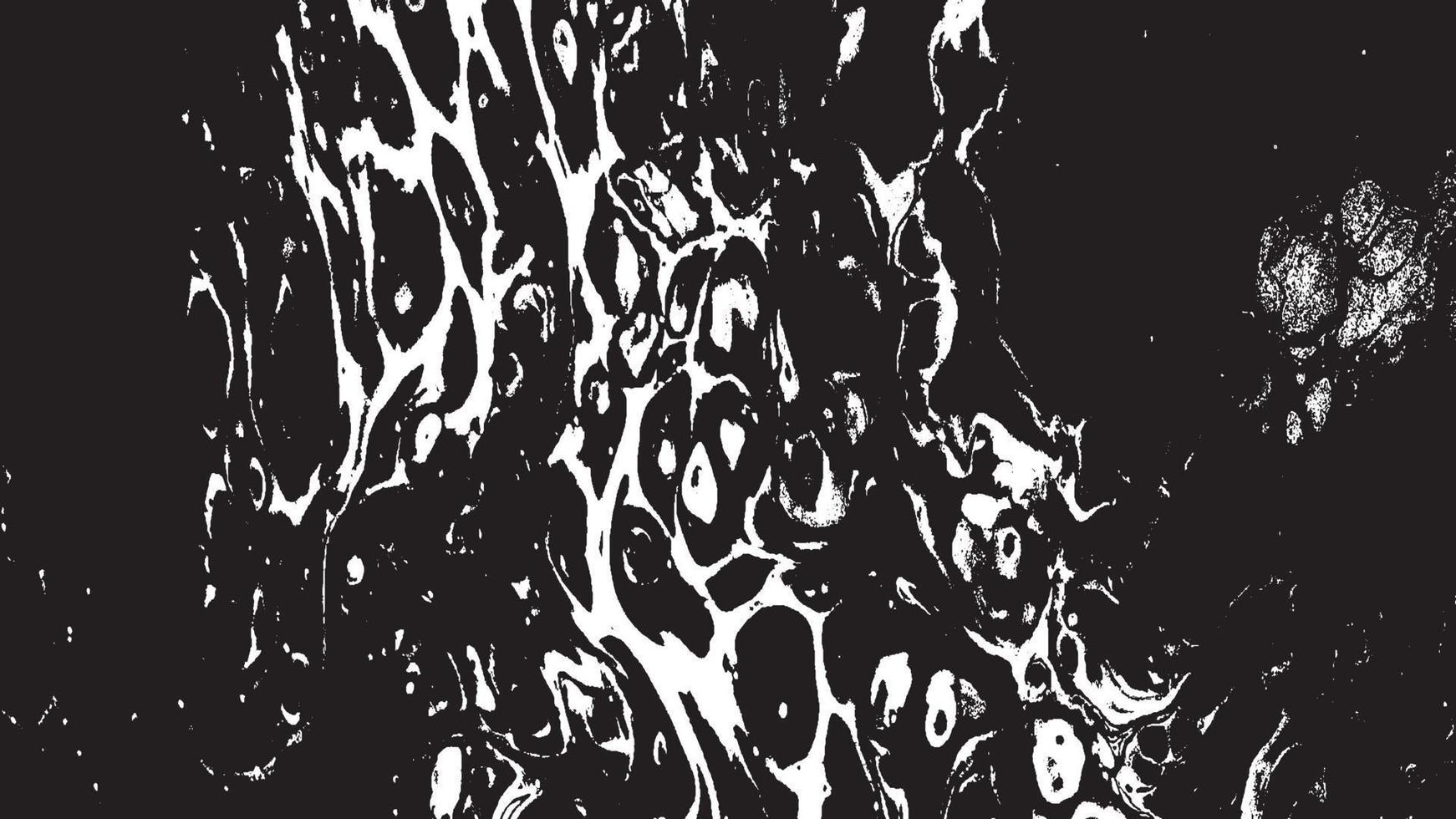 textura de superposición envejecida, fondo de grunge abstracto en blanco y negro, suciedad vectorial envejecida, textura de astillas, grietas, rasguños, desgastes, polvo, suciedad. vector