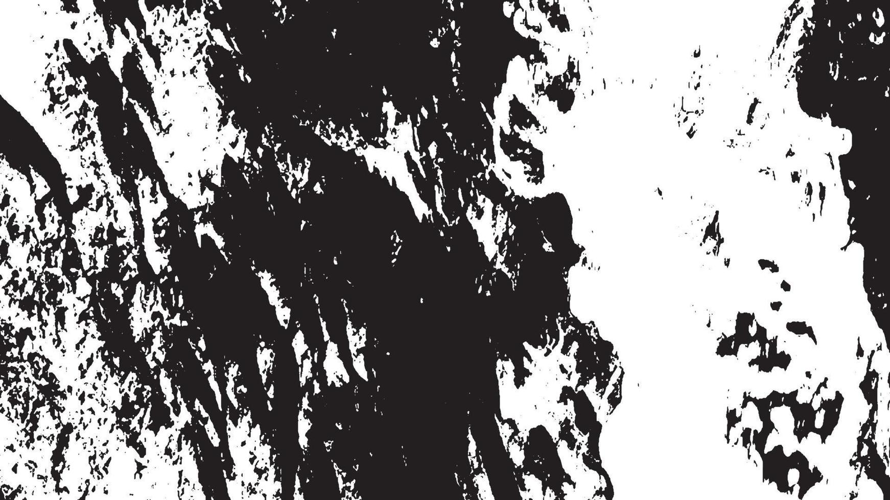 textura de superposición envejecida, fondo de grunge abstracto en blanco y negro, suciedad vectorial envejecida, textura de astillas, grietas, rasguños, desgastes, polvo, suciedad. vector