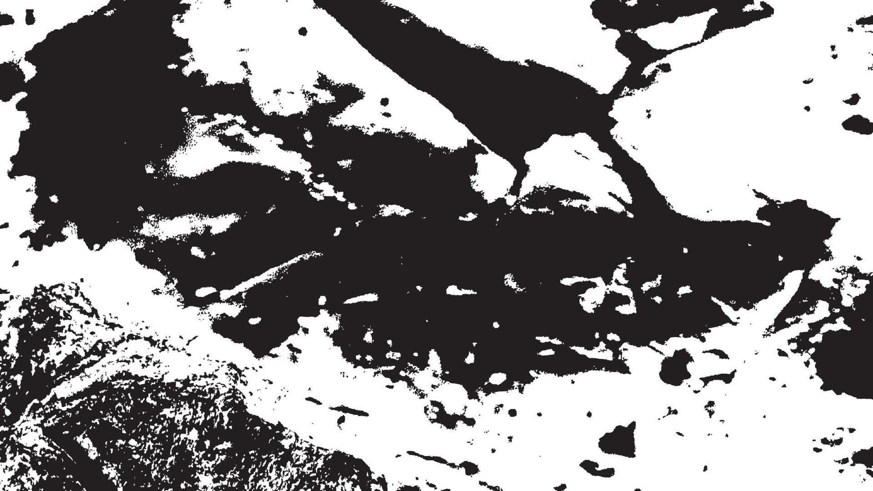 textura de superposición envejecida, fondo de grunge abstracto en blanco y negro, suciedad vectorial envejecida, textura de astillas, grietas, rasguños, desgastes, polvo, suciedad. vector