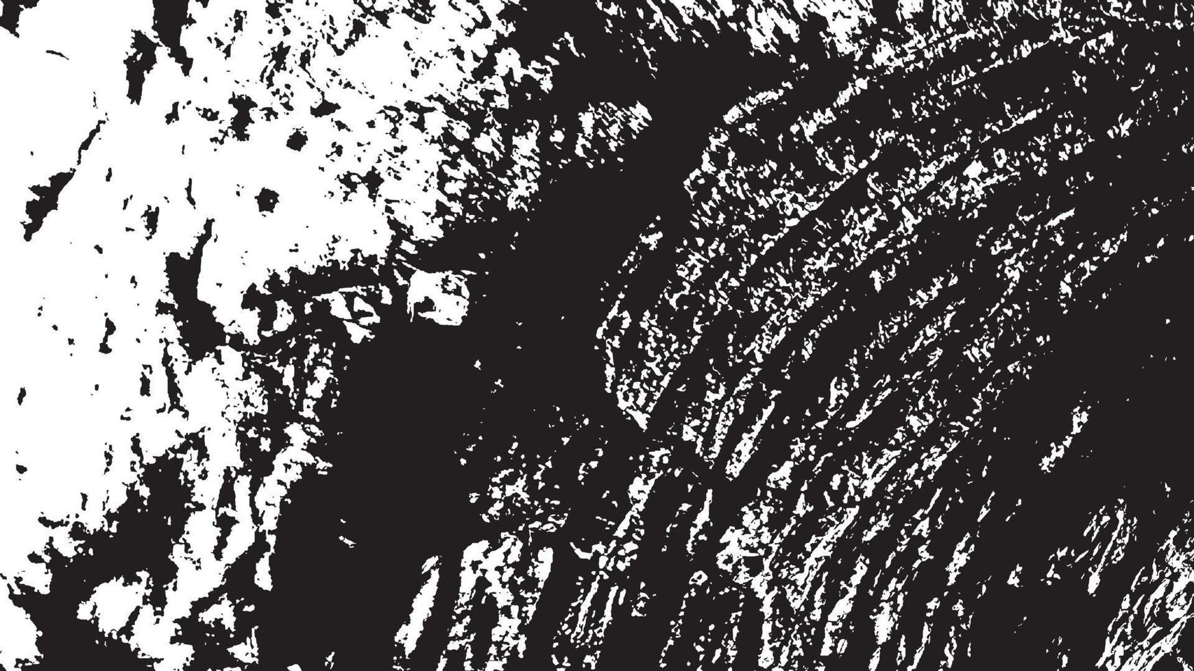 textura de superposición envejecida, fondo de grunge abstracto en blanco y negro, suciedad vectorial envejecida, textura de astillas, grietas, rasguños, desgastes, polvo, suciedad. vector