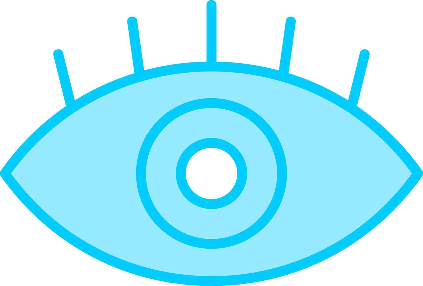 icono de vector de ojo